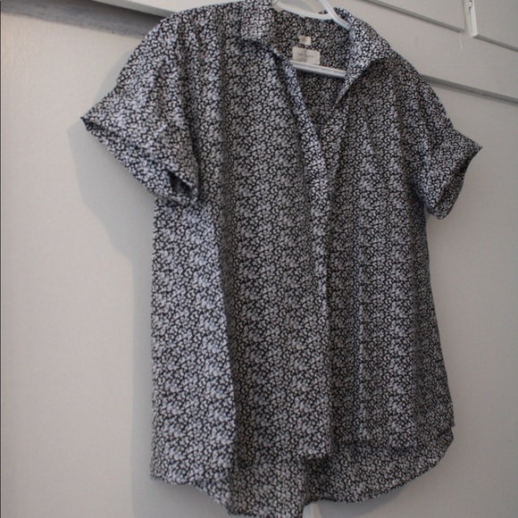 LOFT Floral Boxy Blouse - Picture 2 of 4